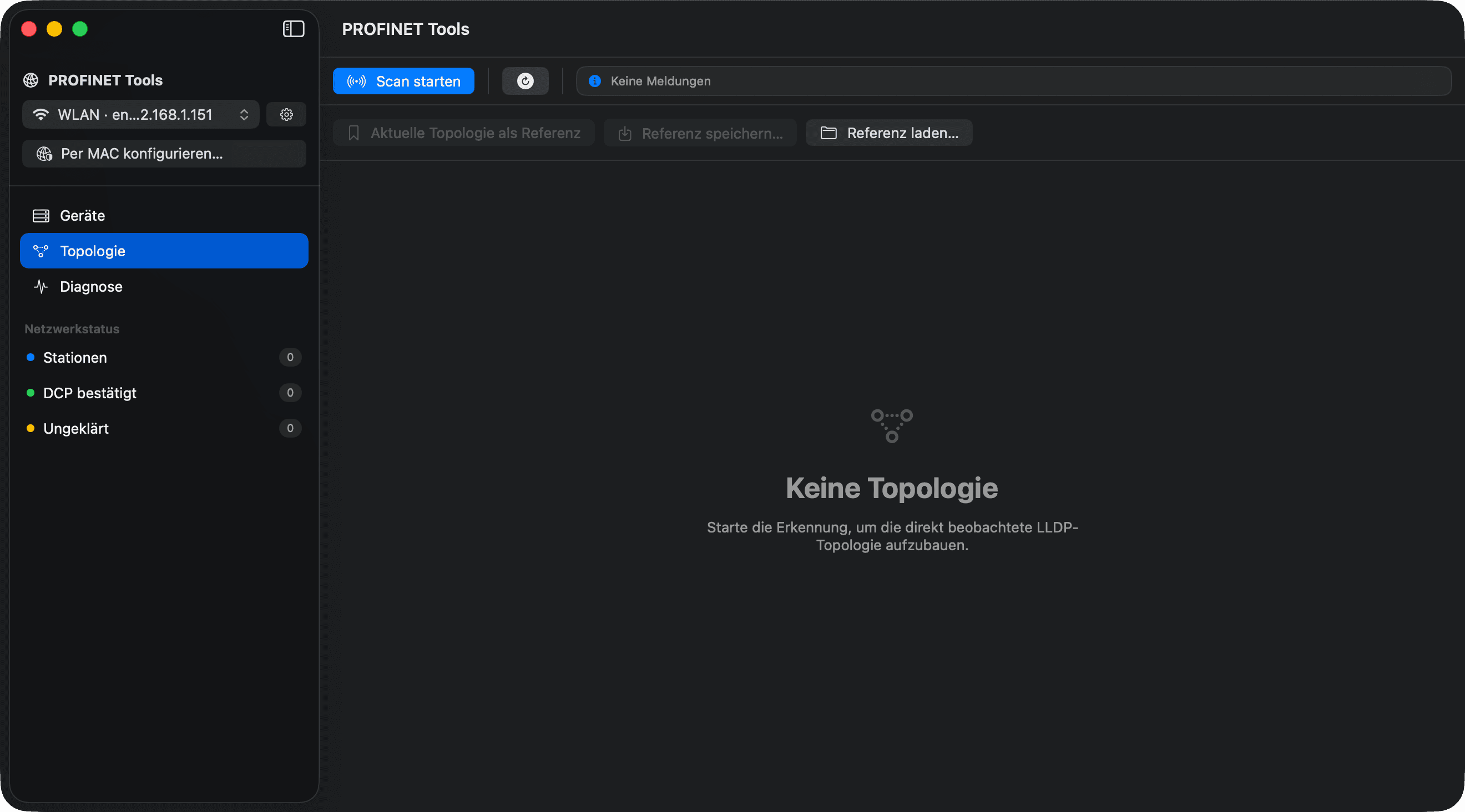 Topologie — PROFINET Tools